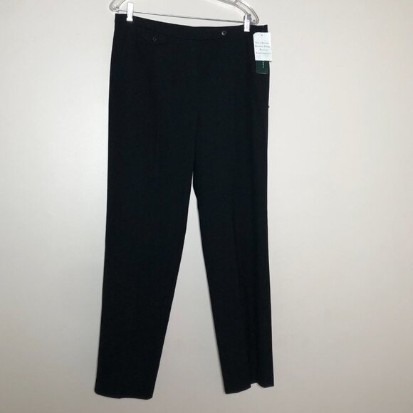 NWT Lauren Ralph Lauren Black Wool Pants 14 - Picture 11 of 11